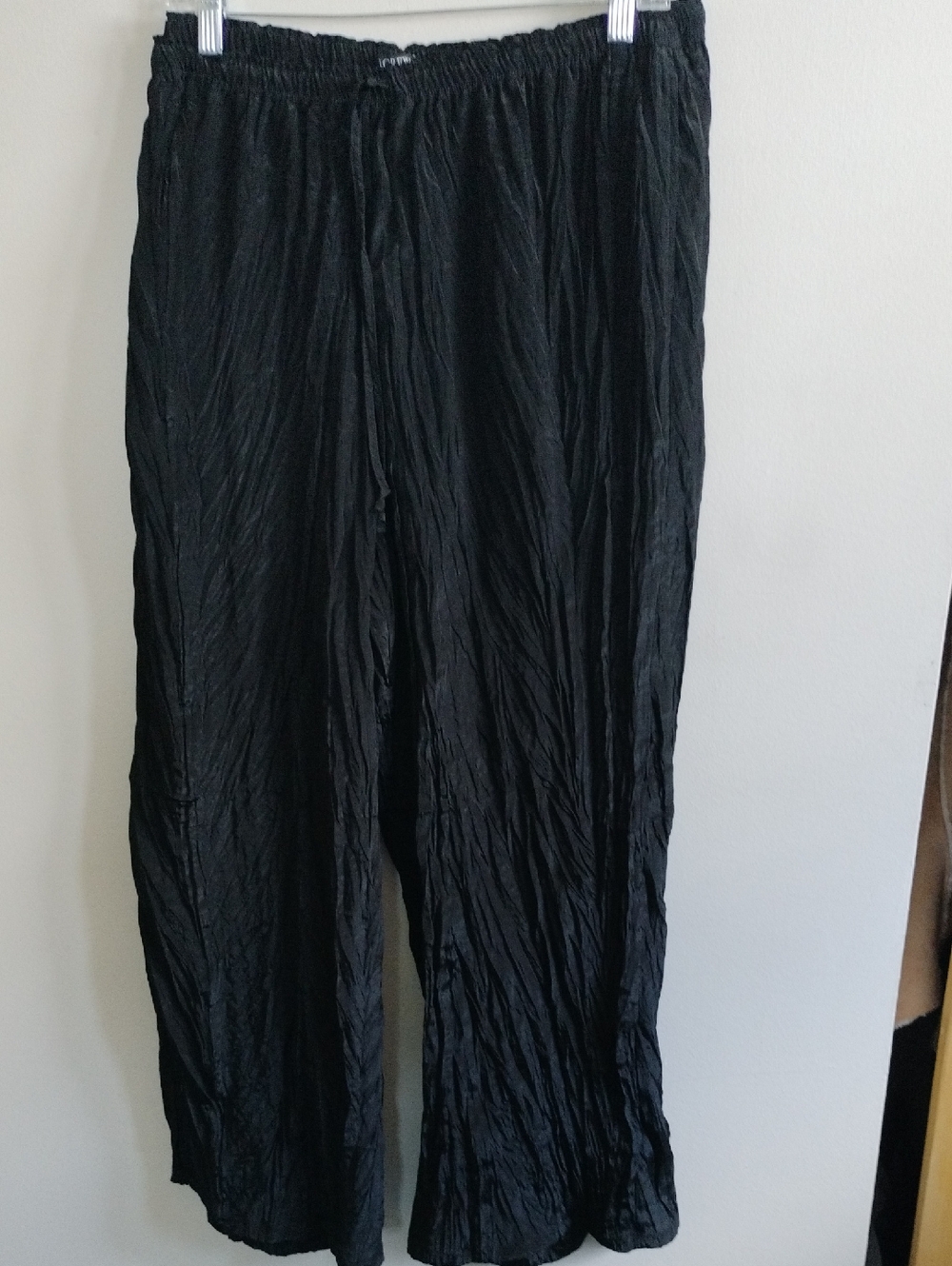 J.Crew Black Crinkled J.Crew Pants For Any Occasion